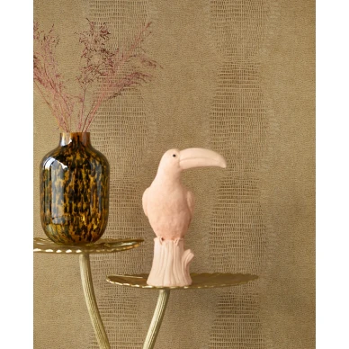 Snake keltainen nahkatapetti olohuoneeseen Eijffingerilta 300571 image