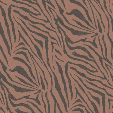 Zebra Skin punainen musta seepraraidallinen tapetti eijffingerilta 300605 image