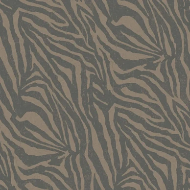 Zebra Skin ruskea musta seepraraidallinen tapetti eijffingerilta 300603 image