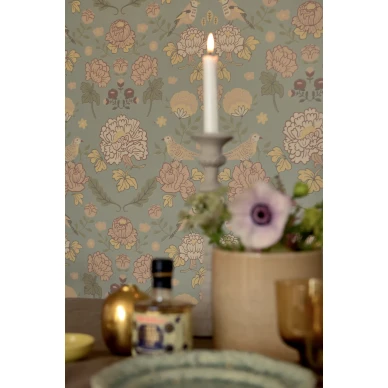 June sopo vihrea lintutapetti Majvillanilta 136 02 image