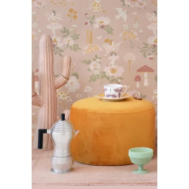 Old Garden roosa tapetti lastenhuoneeseen Majvillan 138 03 image