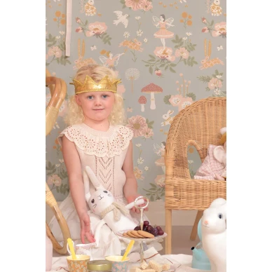 Old Garden sininen harmaa lastentapetti Majvillan 138 02 image