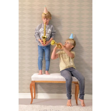 Copenhagen vihrea ruututapetti lastenhuoneeseen Majvillan 140 02 image