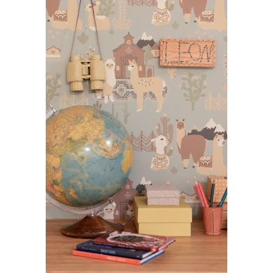 Lama Village sininen sopo elaintapetti Majvillanilta 143 02 image