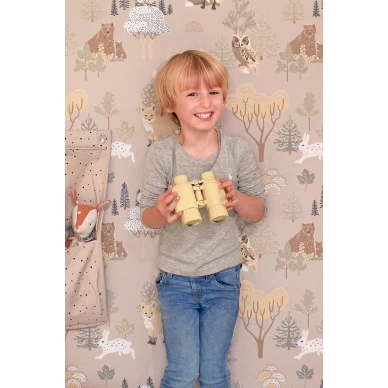 Deep Forest beigetapetti lastenhuoneeseen Majvillan 145 03 image