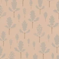 Oak beige lehtitapetti Majvillan 146 01
