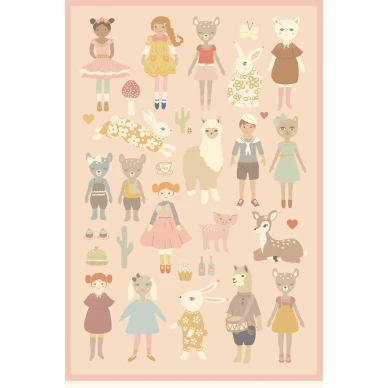 Dollhouse Wallsticker nukketarramerkit Majvillanilta 801 01 image