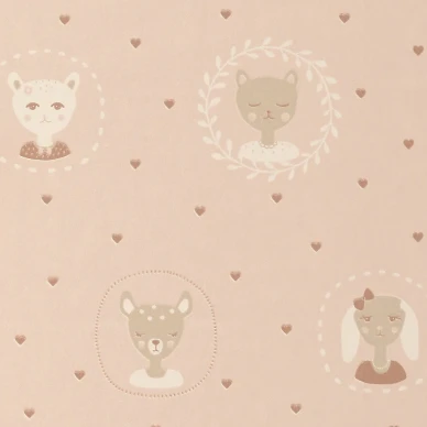 Hearts roosa sydantapetti Majvillan 148 01 image
