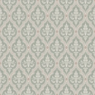 Lillie vihrea ruututapetti Sandbergilta image