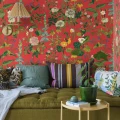 Gocken Jobs Sommar punainen kukkatapetti olohuoneeseen Borastapeter