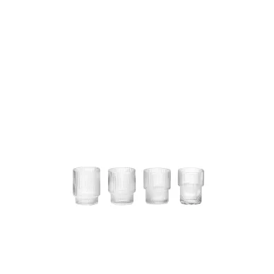 Ripple Glass nelja juomalasia puhalluslasi Ferm Living image