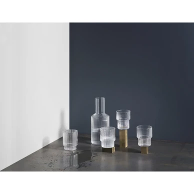Ripple Glass suu puhallettu juomalasi Ferm Living image