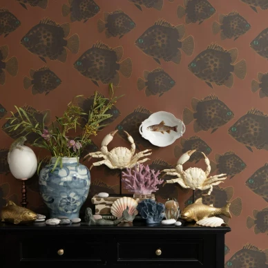 Hakan ruskea kalatapetti olohuoneeseen Studio Lisa Bengtsson image