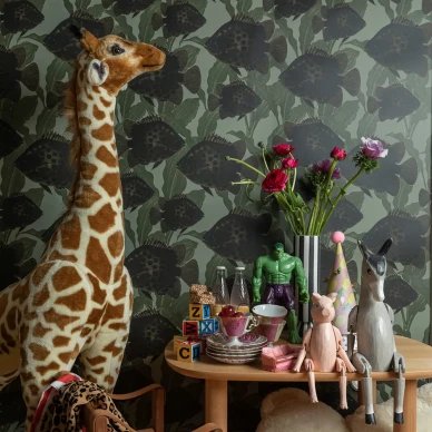 Hakan vihrea kalatapetti lastenhuoneeseen image