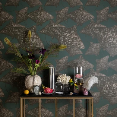 Rock On vihrea meritapetti olohuoneeseen image