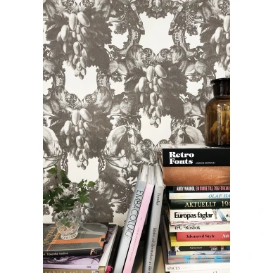 Sir Grace harmaa hevostapetti olohuoneeseen Studio Lisa Bengtsson image