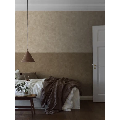 Chalk Mural vihrea beige kaksivarinen muraltapetti makuuhuoneeseen Borastapeter 5091 image