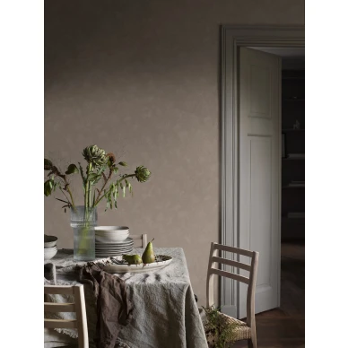 Painters Wall beige elava yksivarinen tapetti ruokahuoneeseen 3586 image