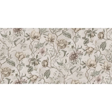 Belinda beige kukkatapetti Sandbergilta S10361 koko kuvio image