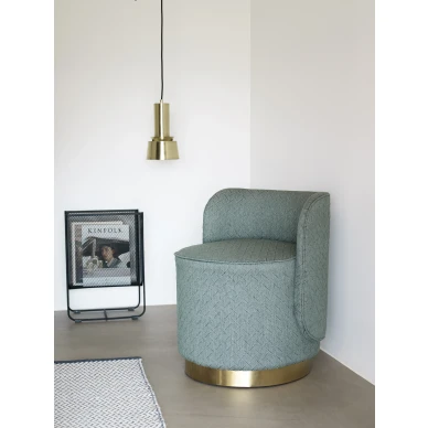 Brass Metal Lamp lukuvalaisin olohuoneessa Hubsch image