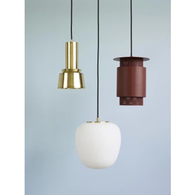 Brass Metal Lamp moderni messinkinen kattovalaisin Hubsch image