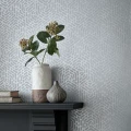 Willow hopeanvarinen graafinen tapetti olohuoneeseen 1838 Wallcoverings