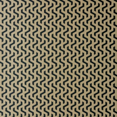 Rattan musta kultainen graafinen tapetti 1838 Wallcoverings image