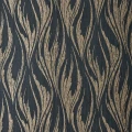 Ripple musta kultainen graafinen tapetti 1838 Wallcoverings