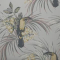 Le Toucan harmaa lintutapetti 1838 Wallcoverings