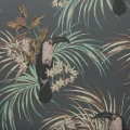 Le Toucan musta ja monivarinen lintutapetti 1838 Wallcoverings