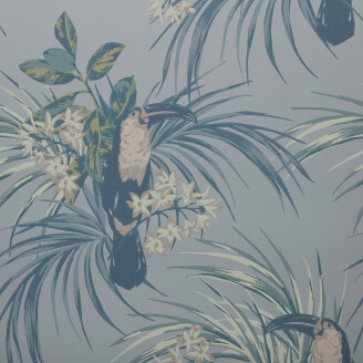 Le Toucan sininen lintutapetti 1838 Wallcoverings image