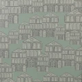 Maison mintunvihrea talotapetti 1838 Wallcoverings