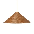 Dou Lampshade Medium moderni rottinkinen lampunvarjostin Ferm Livingilta