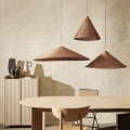 Dou Lampshade rottinkinen lampunvarjostin kolme kokoa Ferm Living