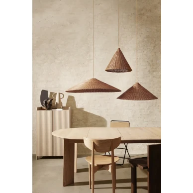 Dou Lampshade rottinkinen lampunvarjostin kolme kokoa Ferm Living image