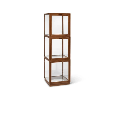 Miru Glass Montre tummanruskea lasivitriini Ferm Livingilta image