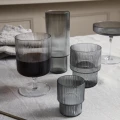 Ripple Wine Glass moderni harmaa viinilasi Ferm Livingilta