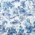 Pavilion sininen maisematapetti 1838 Wallcoverings