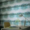 Lakeside vihrea maisematapetti tyohuoneeseen 1838 Wallcoverings