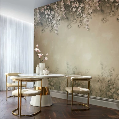 Trailing Magnolia kullanvarinen kukkatapetti olohuoneeseen 1838 Wallcoverings image