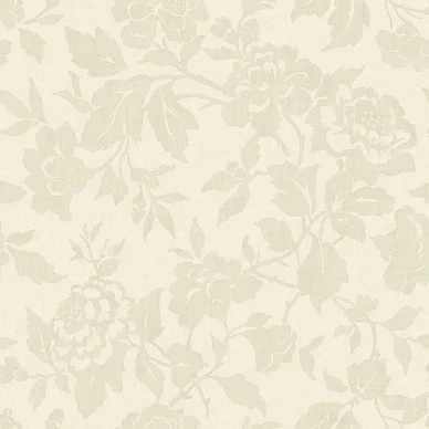 8609 vaaleankeltainen beige ruusutapetti Borastapeterilta image