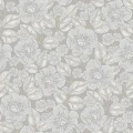 8617 harmaa kukkatapetti Borastapeterilta