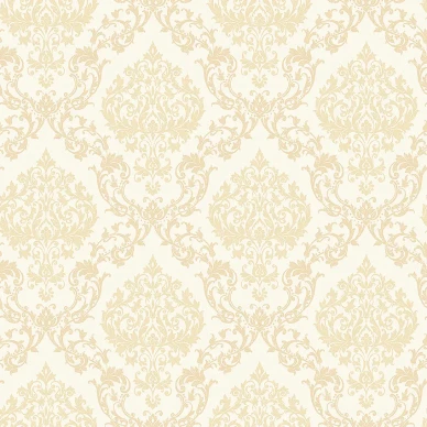 8621 keltainen kultainen medaljonkitapetti Borastapeterilta image