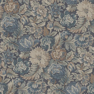 Nightingale Garden sininen kukkatapetti Borastapeterilta image