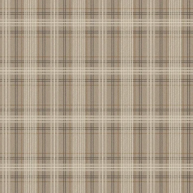 Tailors Tweed ruskea ruudullinen tapetti Borastapeterilta image