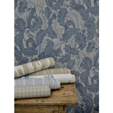 Oak Tree Tails vaaleansininen elaintapetti Langelid von Bromssen image