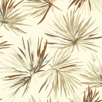 Aucuba harmaa pronssinvarinen kukkatapetti Harlequinilta image