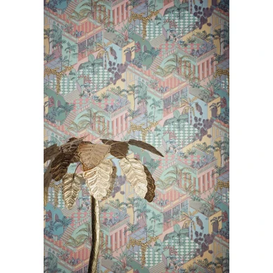 Miami pastellinvarinen retrotyylinen kaupunkitapetti Cole et Sonilta image