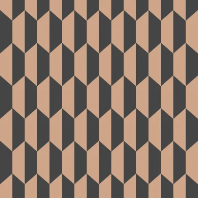 Petite Tile musta pronssinvarinen geometrinen tapetti Cole et Sonilta image