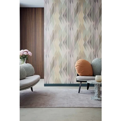 Prism pastellinvarinen 3D tapetti olohuoneeseen Cole et Sonilta image